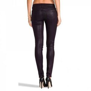 JOE'S JEANS THE SKINNY BLACK COATED DENIM SIZE 27 CLUB CITY CONTEMPORARY ROCKER